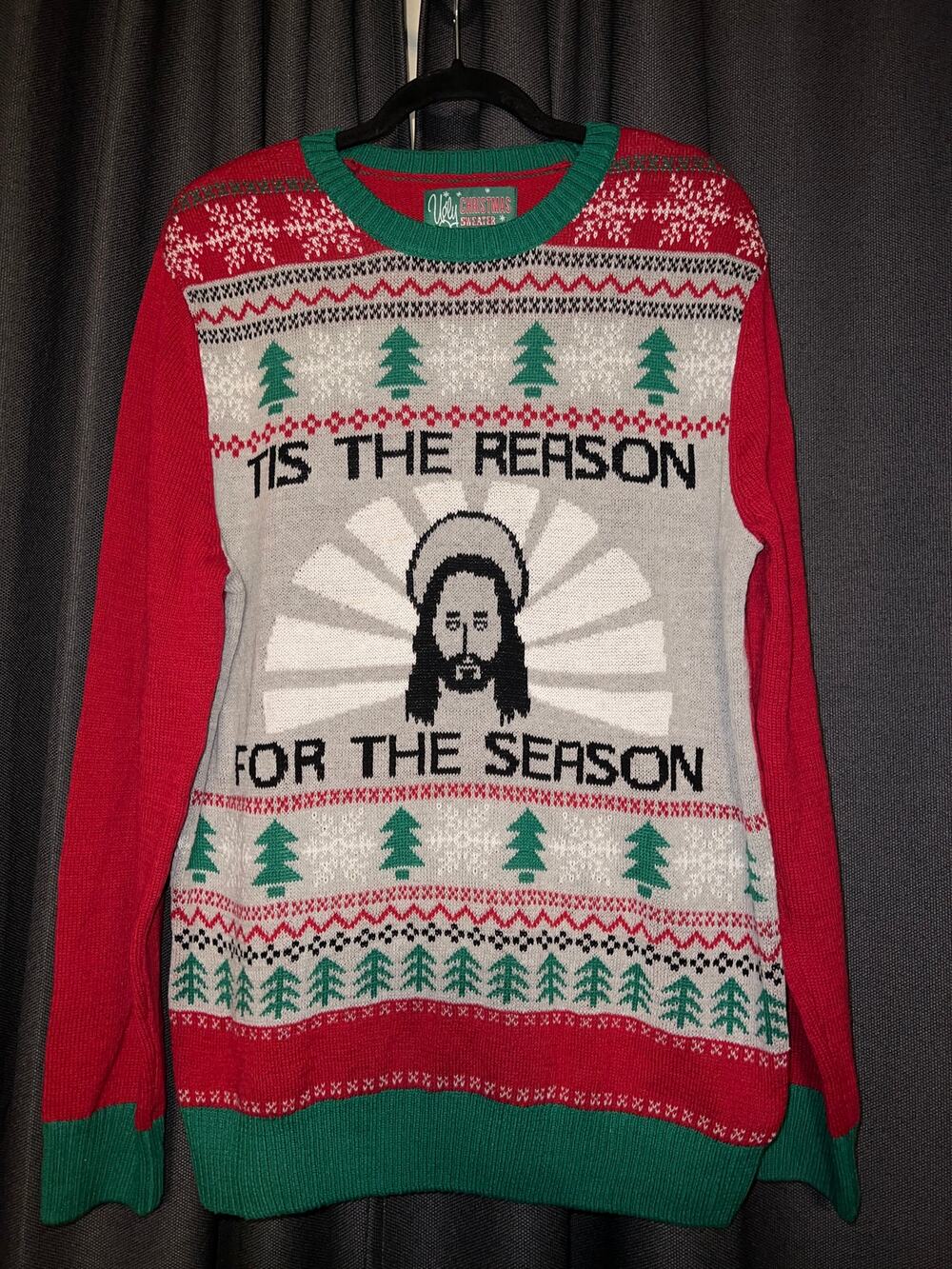 Ugly Christmas Sweater Xmas Size Large